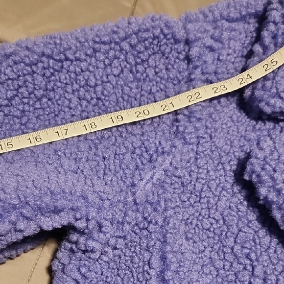 UGG Gertrude Short Teddy Lavender Sherpa Jacket - Picture 4 of 10